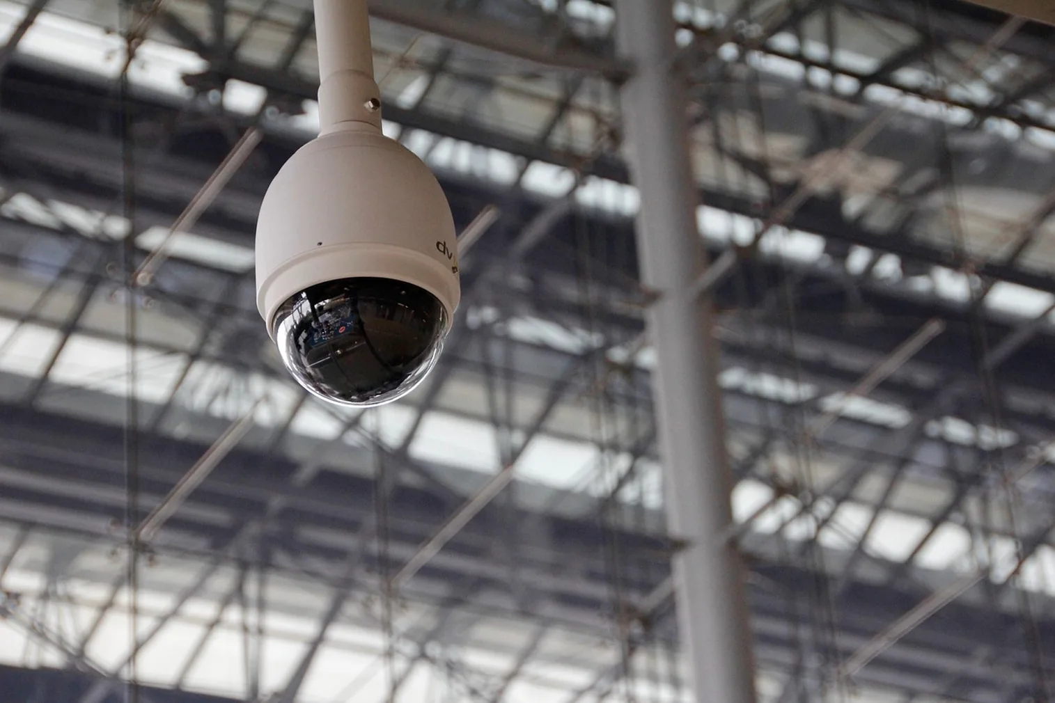 Security camera above a business entrance, FL